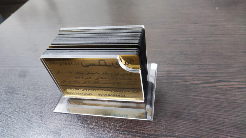 business-card-stand (5) جاکارتی پلکسی شفاف