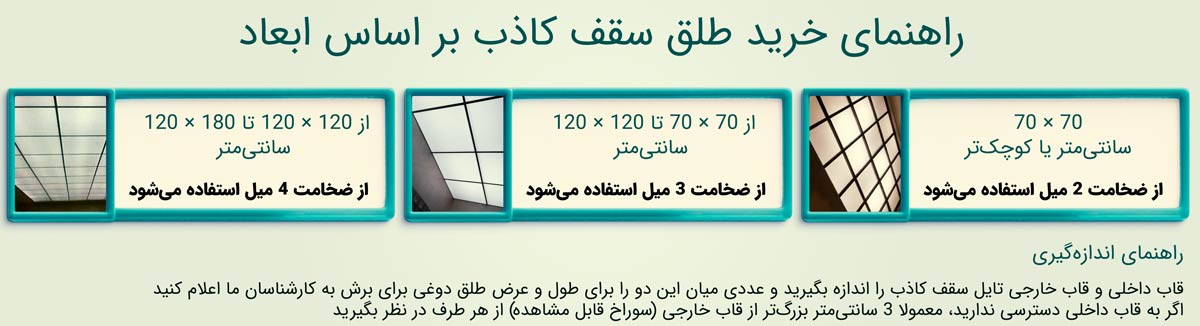 راهنما خرید طلق سقف کاذب